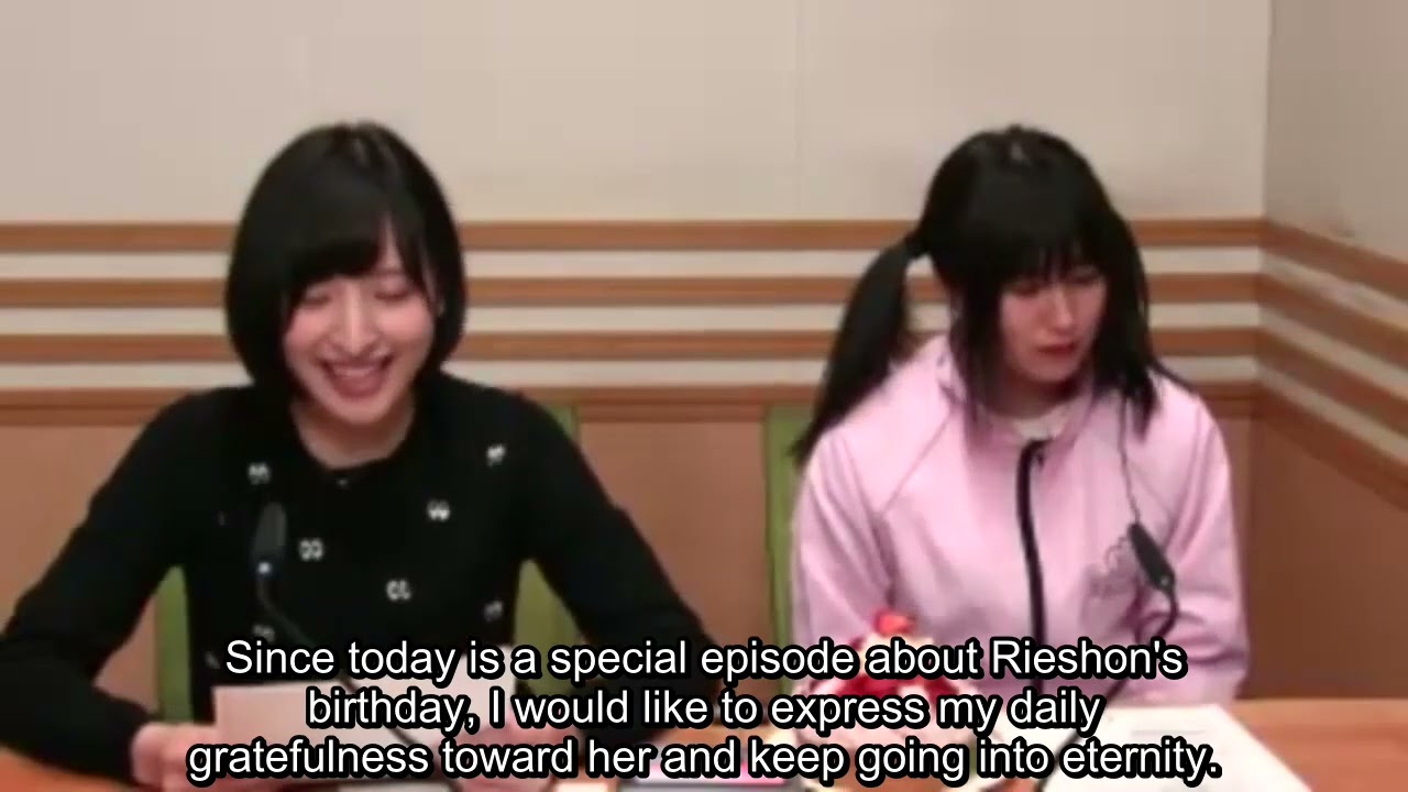 Sakura Ayane showered Murakawa Rie with gratitude