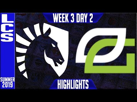 TL vs OPT Highlights | LCS Summer 2019 Week 3 Day 2 | Team Liquid  vs Optic Gaming