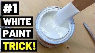 This Paint Trick Will Make CHEAP WHITE PAINT Cover + Hide As