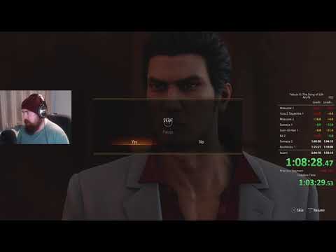 Yakuza 6 Any% Speedrun PB - 1:55:34 (2:03:51 RTA)
