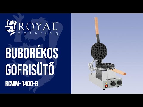 Videó - Buborékos gofrisütő - 1415 W