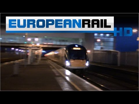 Iarnród Éireann Irish Rail ICR 22000 DMU passes Adamstown Station