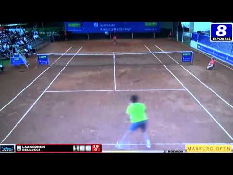 Henri Laaksonen v Thomaz Bellucci - Marburg 2014 - 2ª Rod. (Sets 1 e 2)