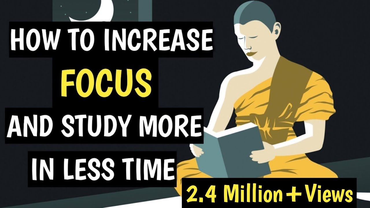 HOW TO INCREASE FOCUS AND STUDY MORE IN LESS TIME | Study tips to learn fast | Buddhist story |