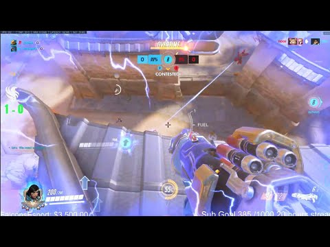 YZNSA PHARAH MAIN GAMEPLAY OVERWATCH SEASON 28 TOP 500