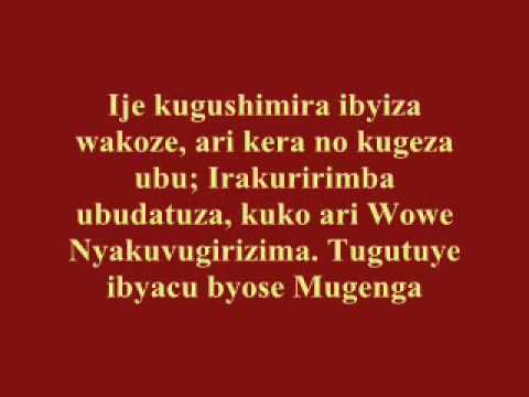 Kizito Mihigo - Tuje kugusingiza Mwimanyi