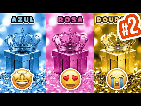 #2 - 🎁 ESCOLHA SEU PRESENTE! | Novos Desafio das Cores 💙💖💛 | Qual Você Vai Escolher?