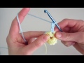 Crochet puff flower tutorial