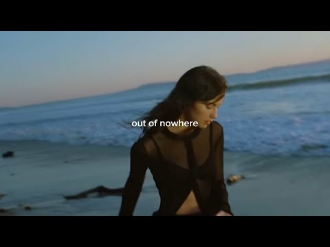 gracie abrams - out of nowhere (lyric video)