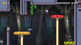 Super Warp World 2-3 Verdant Manor any% RTA speedrun route