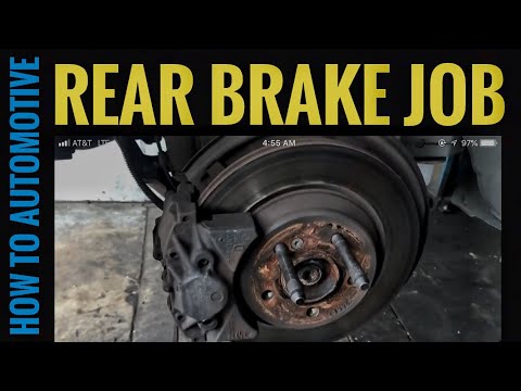 How to Replace the Rear Brake Pads and Pad Wear Sensor on a 2001 Mercedes S430