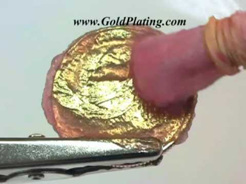 Gold Plating Solution - 24K Brush Gold Solution - Quarter