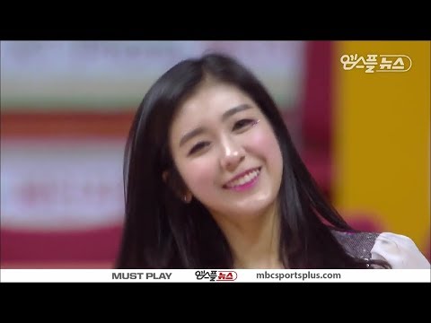 Smile angel  Kim Yeonkyoung cheerleader | Sonicboom vs Phoebus | 20161122 | 2016-17 KBL