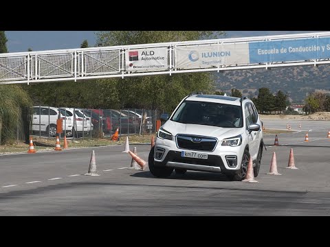 Subaru Forester 2019 – Maniobra de esquiva (moose test) y eslalon | km77.com