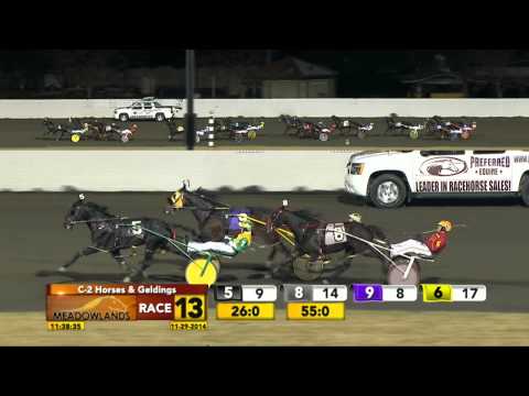 Meadowlands November 29, 2014 - Race 13 - Nathan Feelsgood
