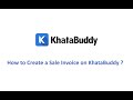 How to create an Invoice on KhataBuddy