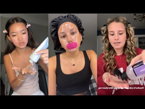 🎀 GRWM First Day of School 🩷🪞| Aesthetic & Girly Compilation 💄📚🌸