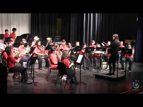 West Millbrook Middle School Concert Band performs Lexington March on 3/19/2019