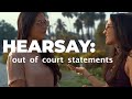 HEARSAY Out Of Court Statements Hearsay Rules EXPLAINED In Simple Terms BlackBeltBarrister
