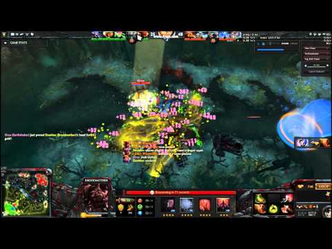 [Orca] Dota 2 - Earthshaker Kills Broodmother Instantly.