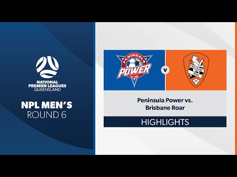 NPL Men's R6 - Peninsula Power vs. Brisbane Roar Highlights