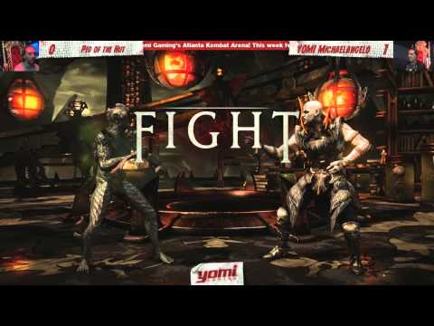 LB Round 4: Pig of the Hut (Kenshi/Reptile) vs. YOMI Michaelangelo (Quan Chi) - MKX; AKA Week 4