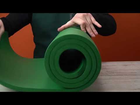 Коврик для йоги и фитнеса PowerPlay Performance Mat зеленый гимнастический тренировочный нескользящий - фото 1 - id-p2477401444