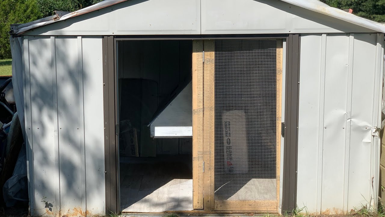 Shed To Coop: Transform Storage Shed Into Chicken Coop
