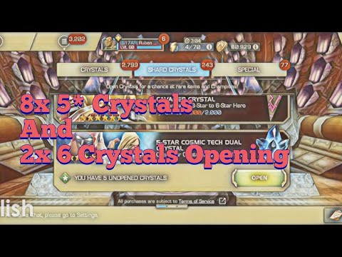 8x 5* Crystals and 2x 6* Crystals Opening 9/05/2021 - Marvel Contest of Champions