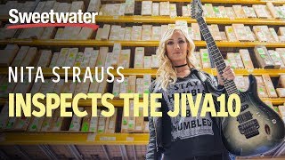 Video thumbnail for Nita Strauss Inspects the Ibanez JIVA10 Signature Guitar at Sweetwater by Sweetwater