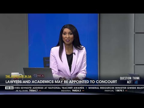 Lawyers and academics may be appointed to ConCourt