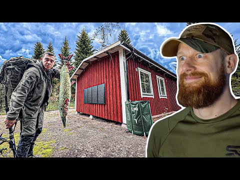 Everything is provisional in the ESCAPE HUT! - Survival Mattin in Sweden | Fritz Meinecke reacts