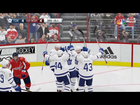 NHL 19 - Toronto Maple Leafs Vs Washington Capitals Gameplay - NHL Season Match Oct 13, 2018