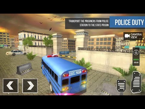 Offroad Police Bus Driver 3D #2 - Prisoners Shift to Police Stations - Realistic Parking Experience