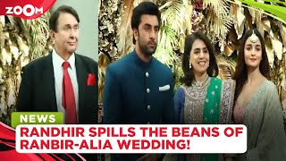 Are Ranbir Kapoor and Alia Bhatt getting married at Ranbir's Ancestral House? Randhir SPEAKS UP!