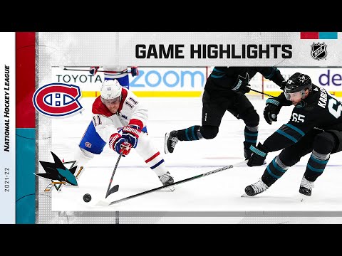 Canadiens @ Sharks 10/28/21| NHL Highlights