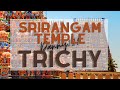 Srirangam, a glimpse of the gopurams and the Rajagopuram, the tallest in Asia
