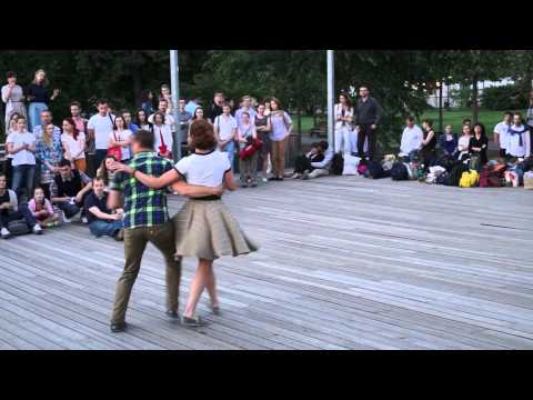 Cam2: Alexey Kopylov & Ksenia Apozyants at Open Air Lindy Hop Contest