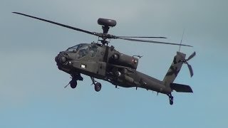 preview picture of video 'WAH-64D Apache AH1 at Duxford 25th May 2014'