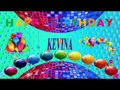 🎂 HAPPY BIRTHDAY  KEVINA 🎈 (French Parisian Accent) - 80's Style -