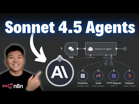 ساخت هر چیزی با Claude Sonnet 4.5 و n8n AI Agents