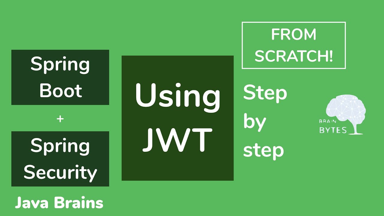 Spring Boot + Spring Security + JWT from scratch - Java Brains
