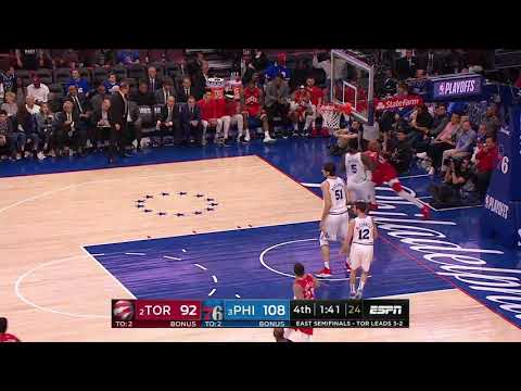 Patrick McCaw All Plays 05/09/19 Toronto Raptors vs Philadelphia 76ers Game 6 Highlights
