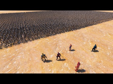 Avenger Team Vs 20,000 Skeleton Warriors - Ultimate Epic Battle Simulator