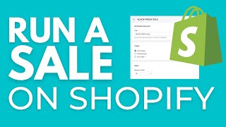 How To Run A Sale On Shopify (Shopify Tutorial For Beginners)
