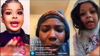 Chrisean Rock Cries out after her niece Shay Shay exposes their family secret on live IG