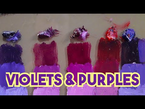 VIOLET / PURPLE OIL PAINTS...Do You Really NEED THEM? Dioxazine Purple, Quinacridone Violet et al.