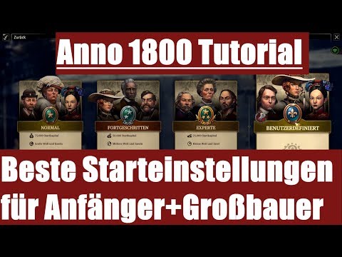 Beste Spieleinstellungen + die besten Seeds für Anfänger und Großbauer | Anno 1800 Tutorial/Tipps