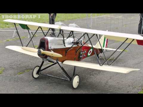 RC WW1 SCOUT / FIGHTERS DISPLAY AT LONG MARSTON MODEL AIRCRAFT SHOW - 2014