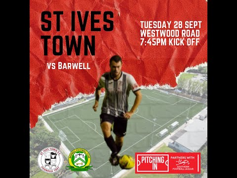 St Ives Town 1 Barwell 3 - Southern League Premier Central - 28 September 2021
